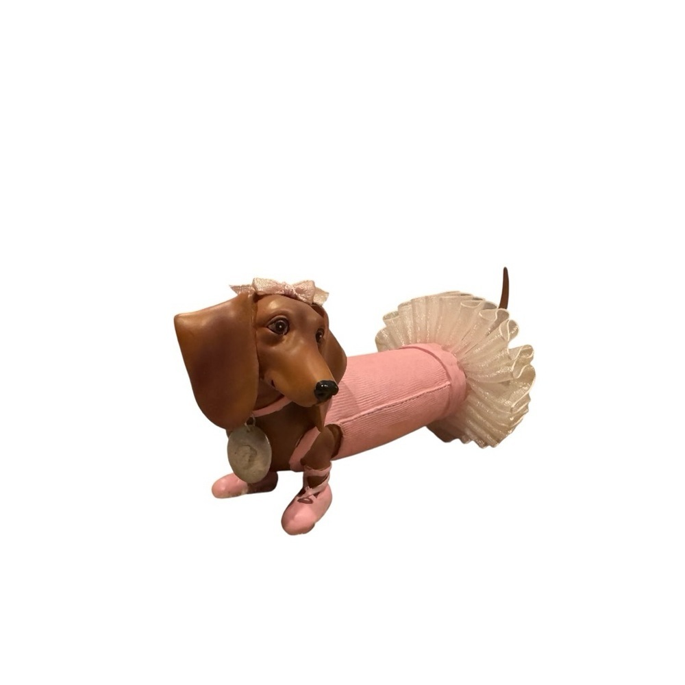 Westland Hot Diggity Dog The Prima Balleriner Weiner Dachshund Resin Figure - Picture 2 of 7